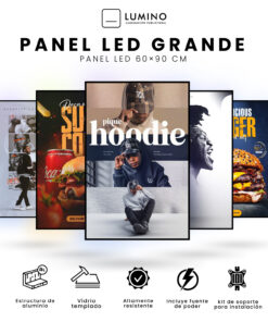 Panel LED 60 × 90 cm + Soporte - Imagen 5